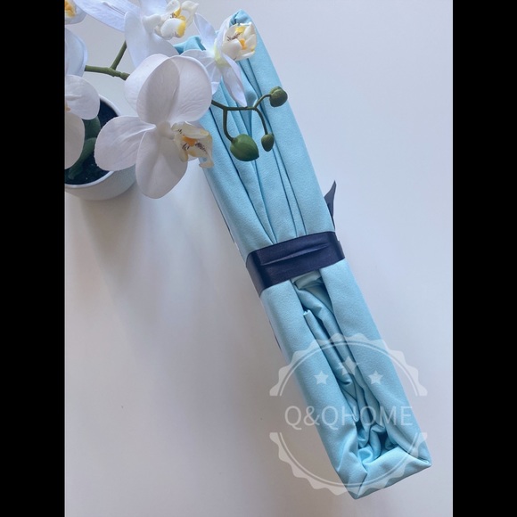 4pc Super Soft Sheet Set in Spa Blue - Picture 2 of 2